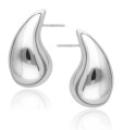 Kolczyki srebrne  kropla mała 1. 5 cm